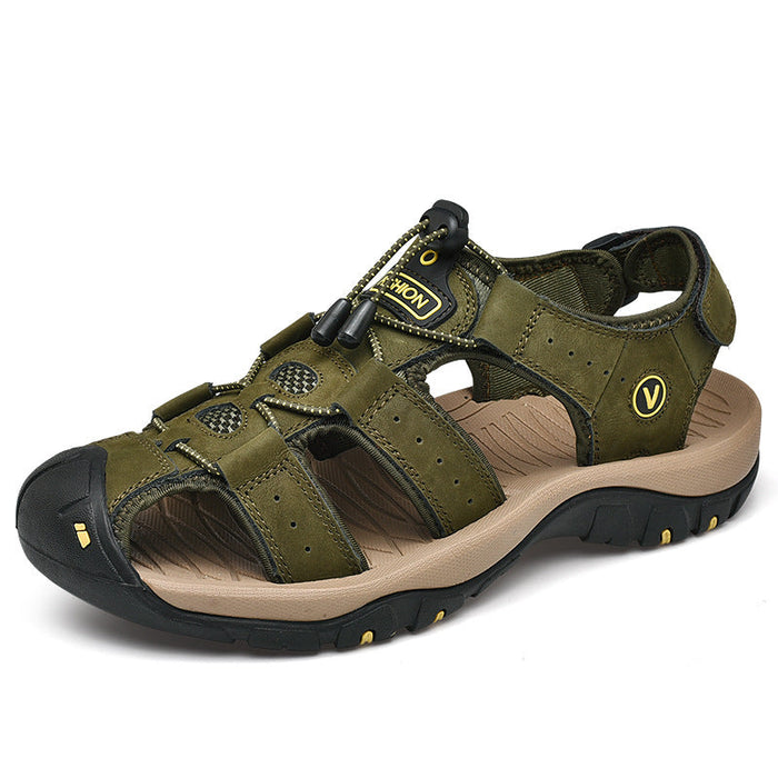 Men's Closed-Toe Sport Sandals with Arch Support