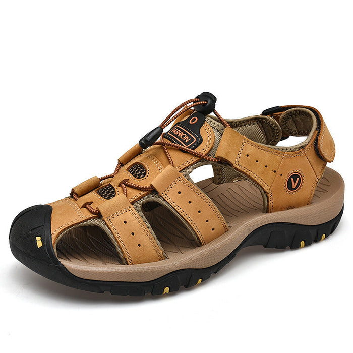 Men's Closed-Toe Sport Sandals with Arch Support