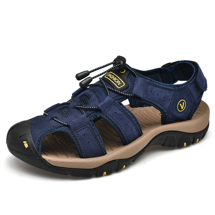 Men's Closed-Toe Sport Sandals with Arch Support