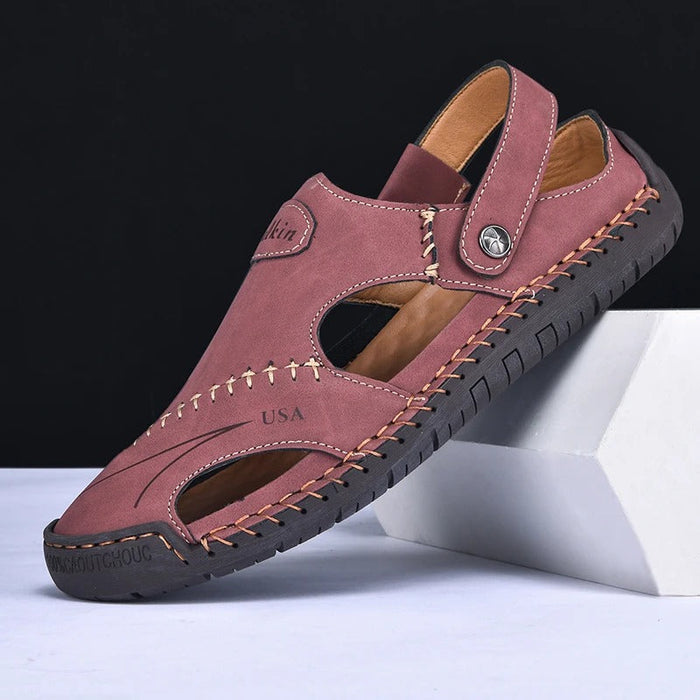 Women's Closed-Toe Walking Sandals Arch Support