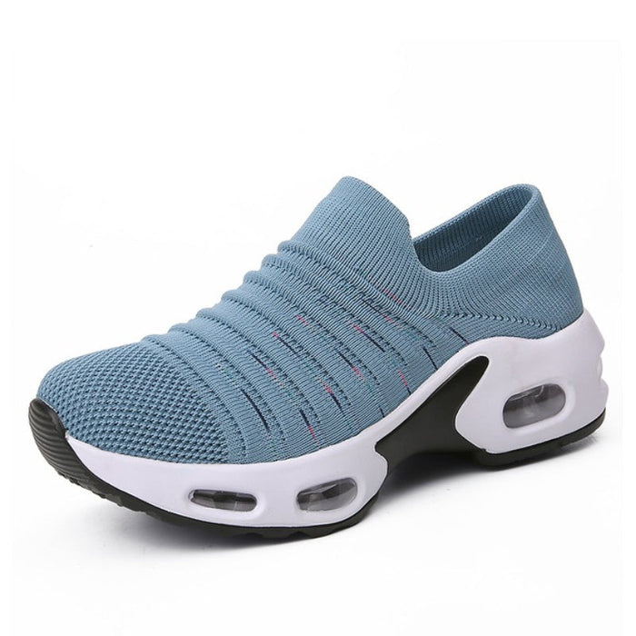 Women's Slip-On Knit Sneakers with Air Cushion Sole