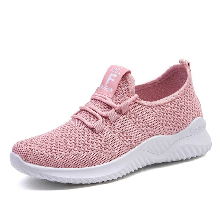 Women's Mesh Lace-Up Sneakers with Arch Support