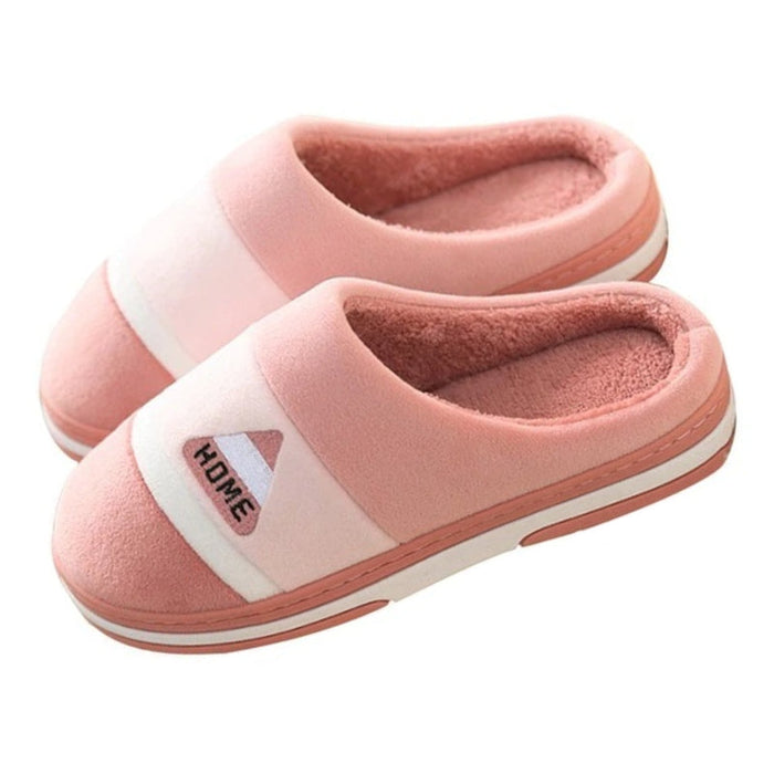 Men's Plush Lined Slippers with Anti-Slip Sole
