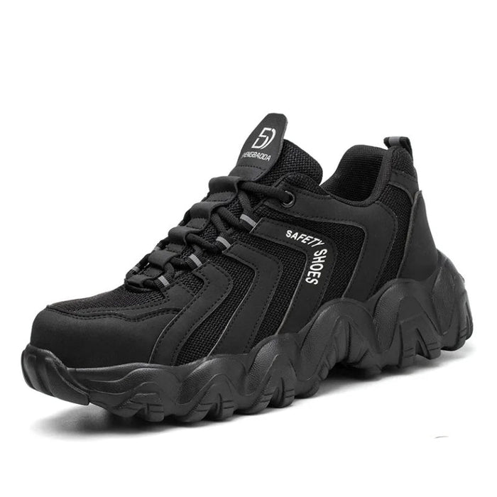 Men's Chunky Safety Sneakers with Steel Toe and Arch Support