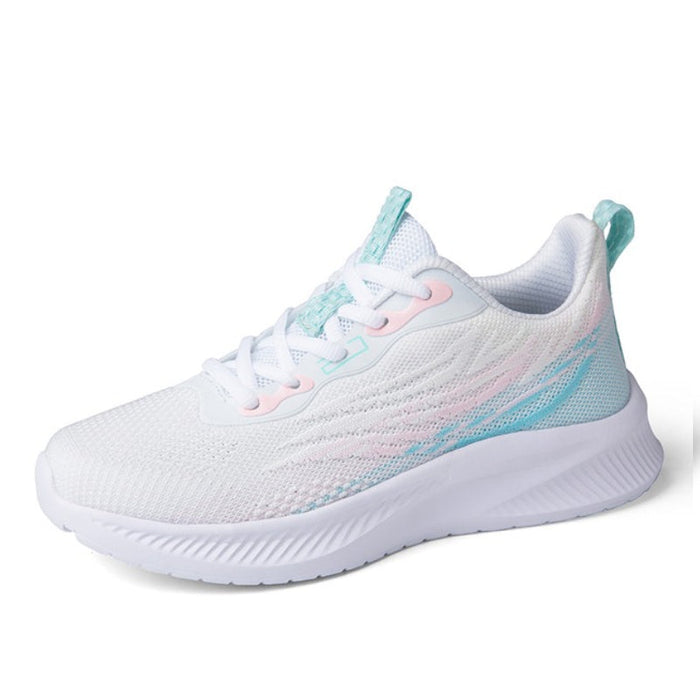 Women's Mesh Running Sneakers Lightweight Lace-Up