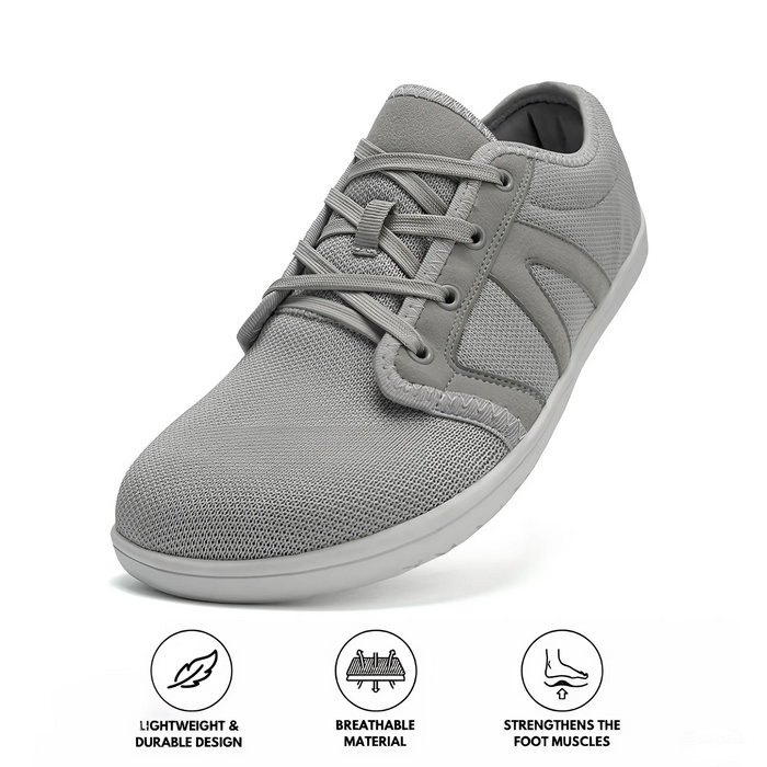 Men's Barefoot Sneakers Lace-Up Lightweight for Walking