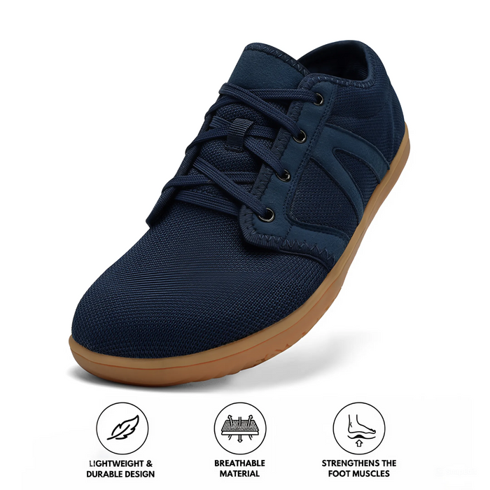 Men's Barefoot Sneakers Lace-Up Lightweight for Walking
