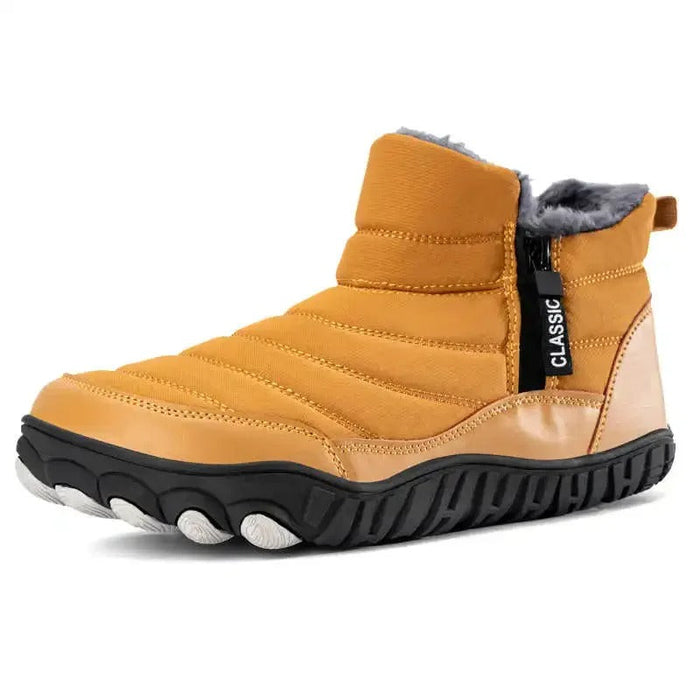 Women's Quilted Winter Ankle Boots with Side Zip